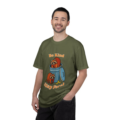 Be Kind Stay Feral – Retro Raccoon Graphic Tee