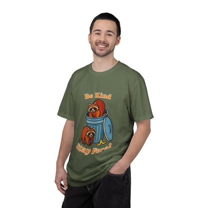 Be Kind Stay Feral – Retro Raccoon Graphic Tee