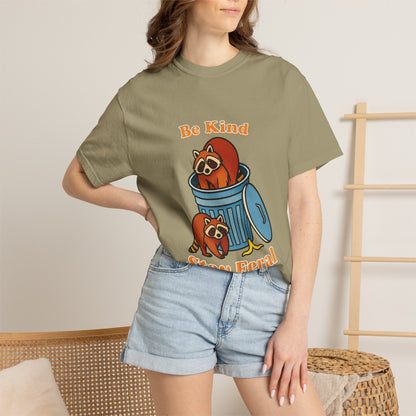 Be Kind Stay Feral – Retro Raccoon Graphic Tee