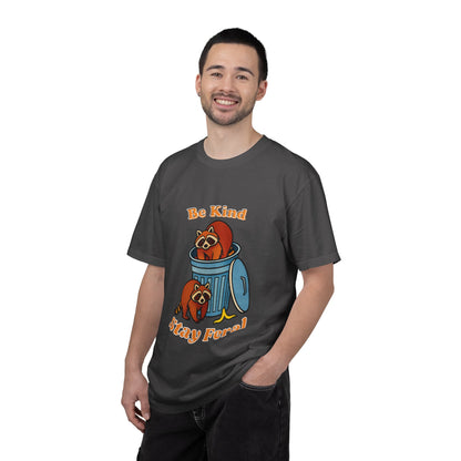 Be Kind Stay Feral – Retro Raccoon Graphic Tee