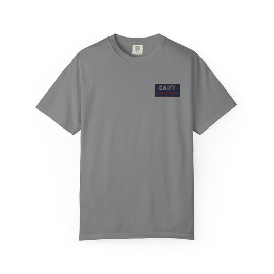 Can't Never Did T-Shirt — Vintage Mechanic Name Patch Funny Graphic Tee